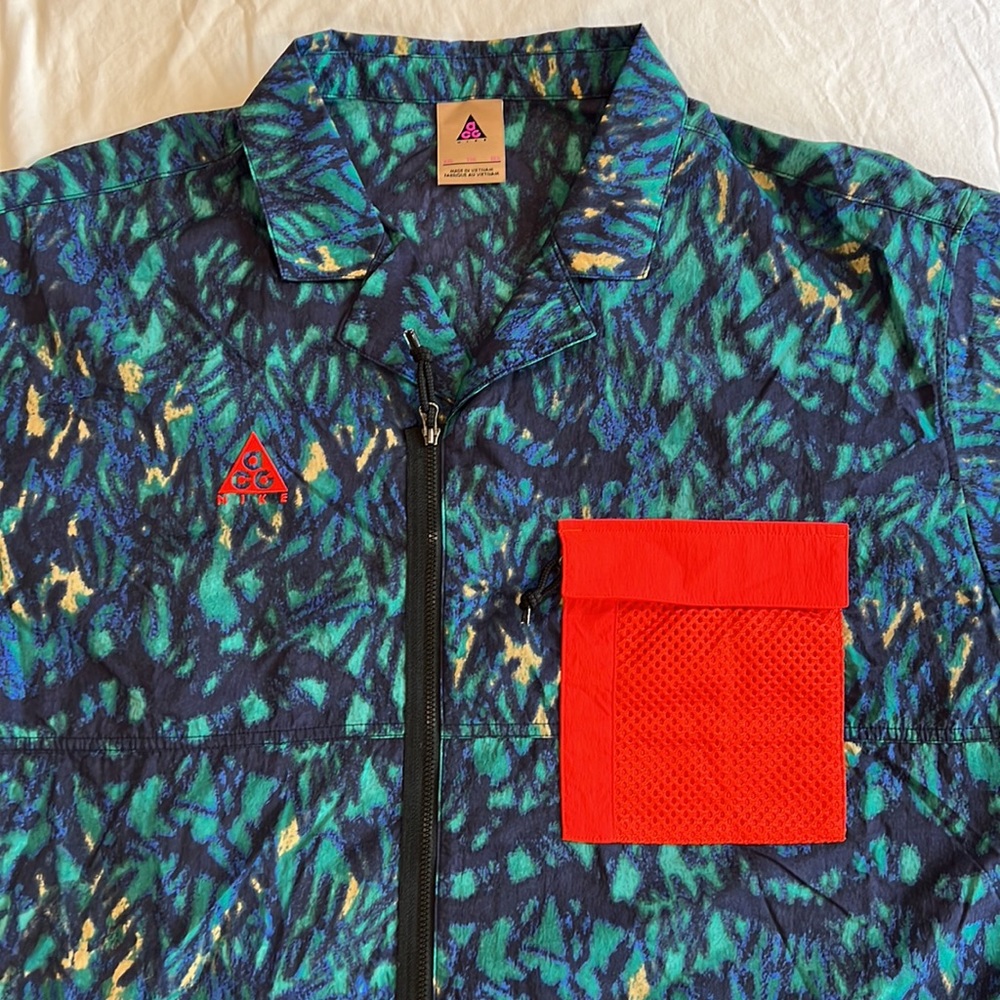 Nike ACG All Over Print Zip Shirt